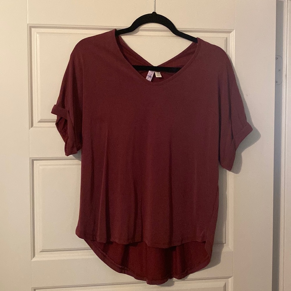 Burgundy Tee